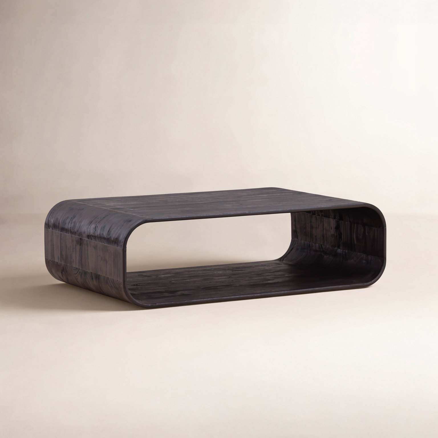 Abalone Coffee Table Dark Brown