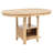 Davis Light Oak 5-piece Oval Counter Height Dining Set