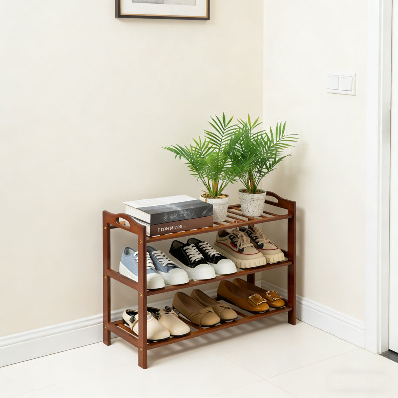 Bamboo Shoe Rack - A Shelf Used For Wardrobes, Entrances, Bedrooms, Living Rooms, Front Doors, Studios, And Bathrooms