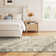 Desmondia Handmade Wool Aqua/Ivory Rug