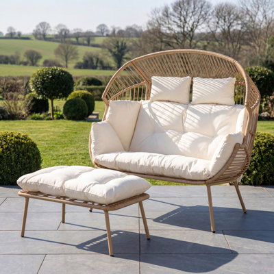 Cocona 2 Seat Standing Egg Chair
