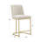 Upholstered Counter Stool with Metal Frame-70133970-70133969