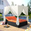 U_STYLE Lit de jour pour terrasse en osier avec coussins et sièges réglables-253263755
