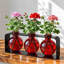 Ensemble de vases de table 3 pièces Blooms - rouge-22103951