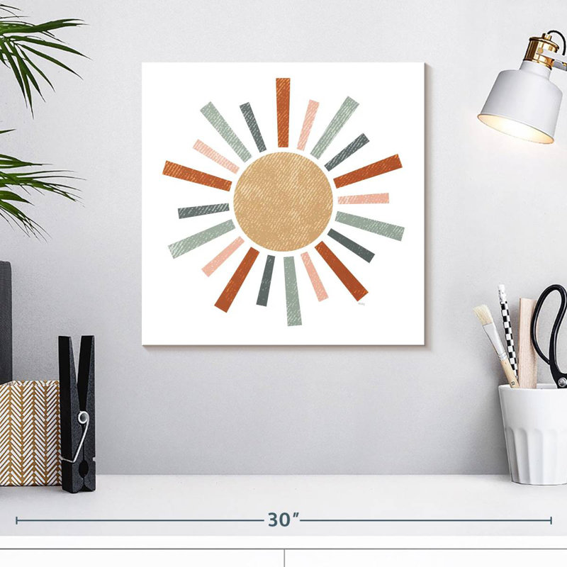 Oberle Rustic Rainbow Sun, 16" H x 16" W