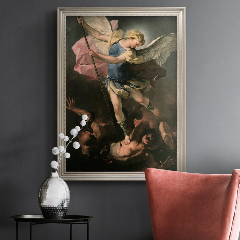 Toile encadrée de qualité supérieure St. Michael - prête à être accrochée, H 20 po x l 16 po x P 2,5 po