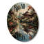 Horloge murale en bois massif Narding-1900329873