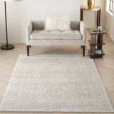 Oriental Beige Area Rug