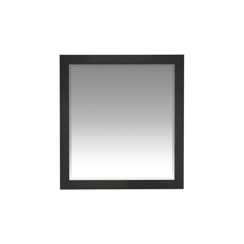 31.5" Mirror, Black, 31.50" x  34"