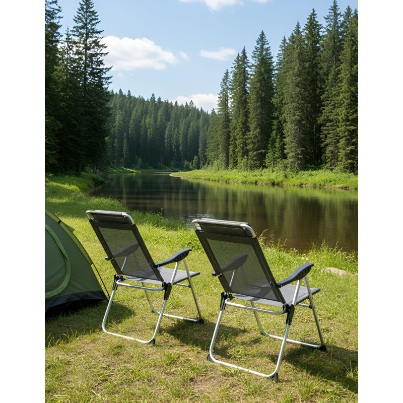 Outdoor Lounge Chair, Grey