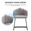 Carlecia 47cm H Upholstered Upholstered Back Side Chair in Beige-417575482-417575487