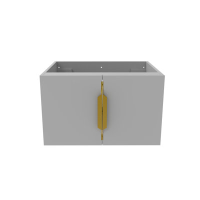 Alpine 24" Wall Mounted Single Bathroom Vanity Base
