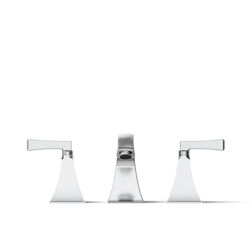 Robinet de salle de bain avec entraxe large Memoirs, Chrome poli