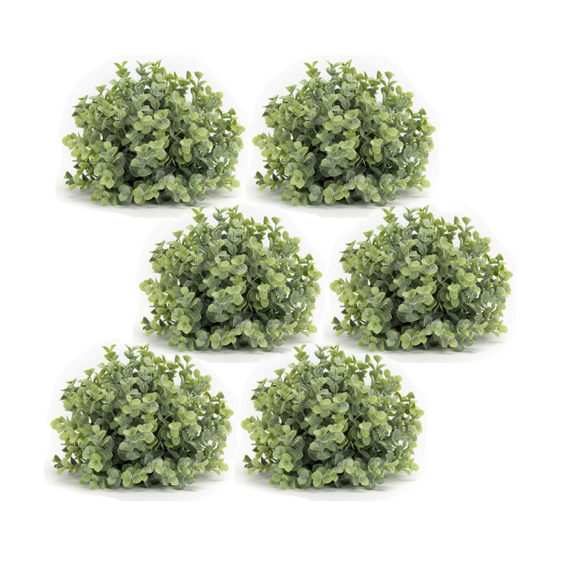 Ensemble de buis artificiel 6 pièces, H 6,5 po x l 17,5 po x P 8 po