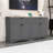 Farmhouse Sideboard with Adjustable Shelves and Drawers, TV Stand for 70" TVs-1134026677