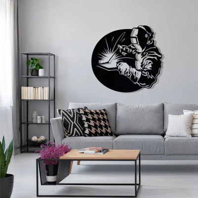 Handmade Traditional People Wall Decor on Metal