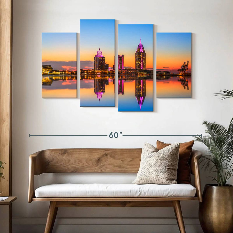 Horizon urbain de Sireci, Alabama, H 32 po x l 52 po