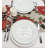 Festive Poinsettias Christmas Table Runner F07M5-8B