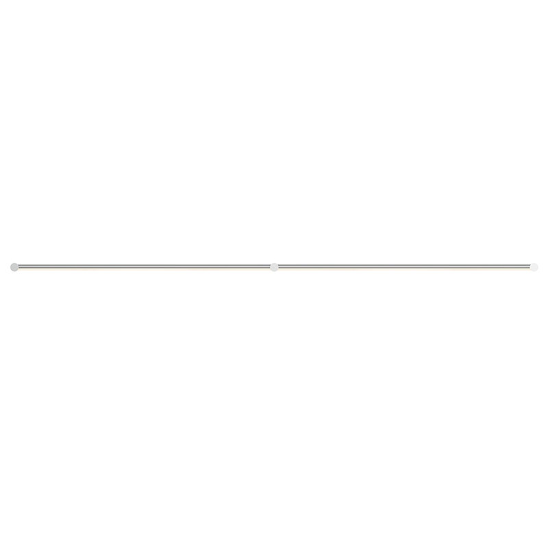 Purolinear 360™ 2 - Light LED Vanity Light, 1.25" H x 24.75" W x 2.75" D, Polished Chrome