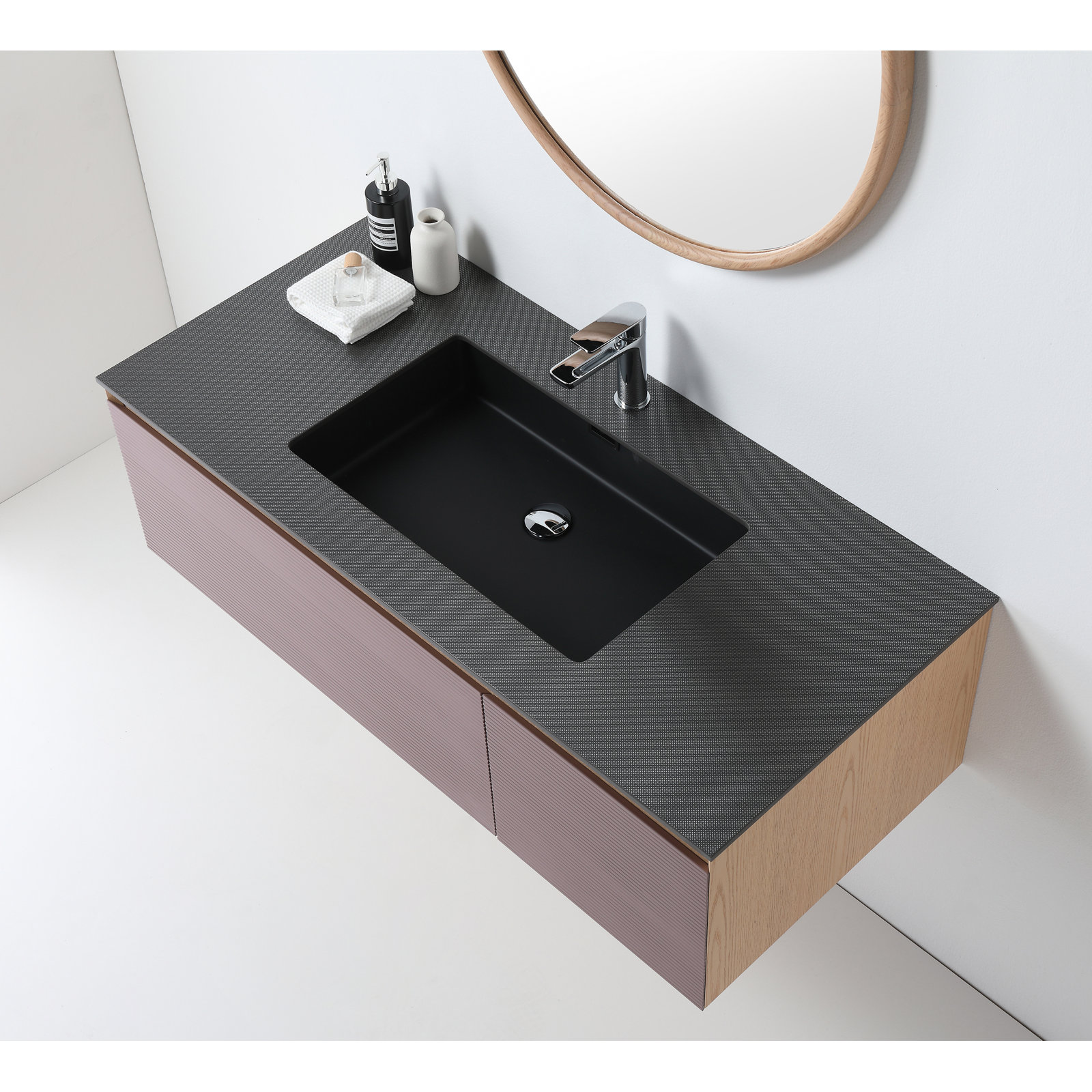 Diella 60'' Single Bathroom Vanity, Caramel