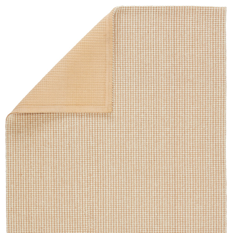 Alta Striped Handmade Jute/Wool Cream Area Rug