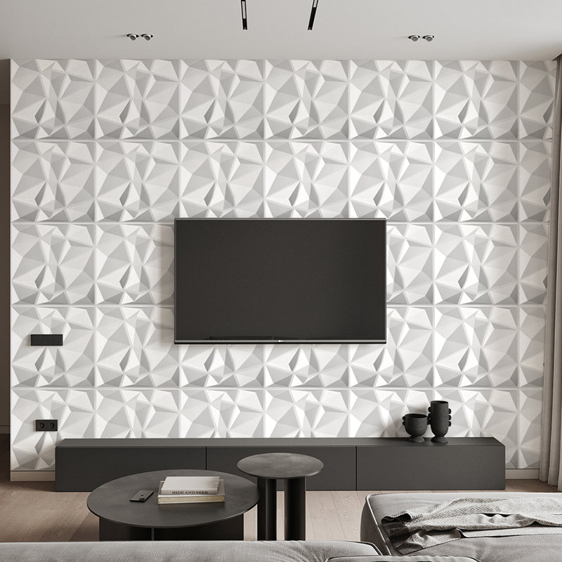 3D three-dimensional concave-convex relief three-dimensional plate background wall wall stickers
