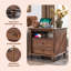 Table d'appoint de ferme 24 po avec station de charge et 2 grands tiroirs 24 po-1040249785