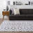 Ultra-Soft Plush Memory Foam Rug Luxury Geometric Textured Area Rug