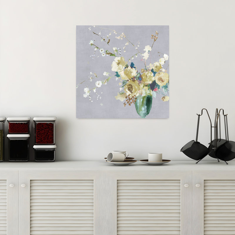 Galaxie à l'extérieur délicate, art floral moderne et élégant, H 18 po x l 18 po