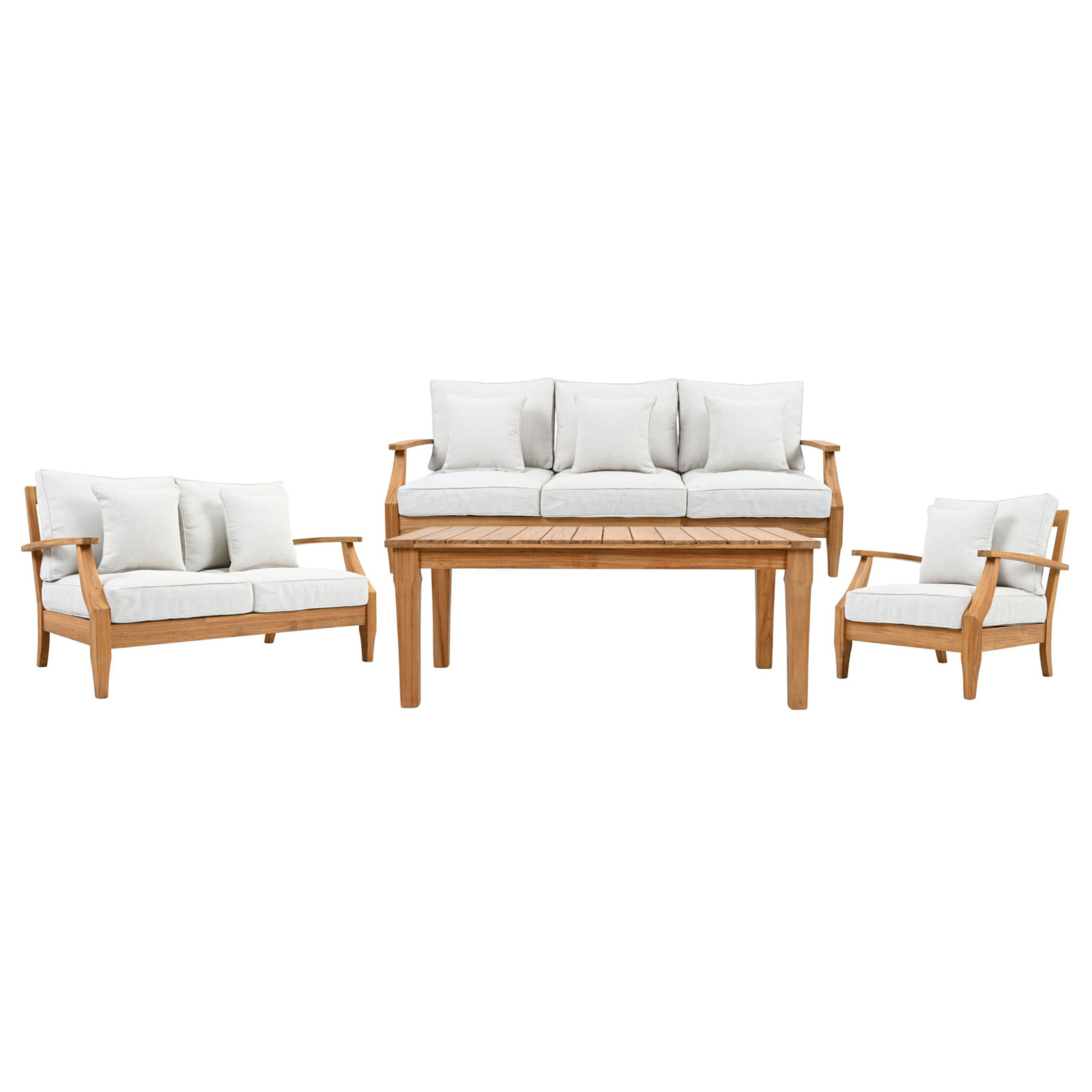 Clairmont 7-person Seating Group, White