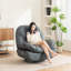 Fauteuil inclinable électrique 40,9 po gris foncé avec chargeur USB et audio Bluetooth-1596614864