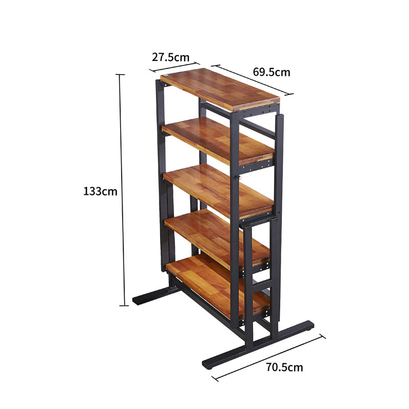 Seham Free Form 47.2'' L x 30.7'' W,Rubber Wood Multifunction Convertible Dining Table,Transition Dining Table and Shelf ,dining room table,dining tables