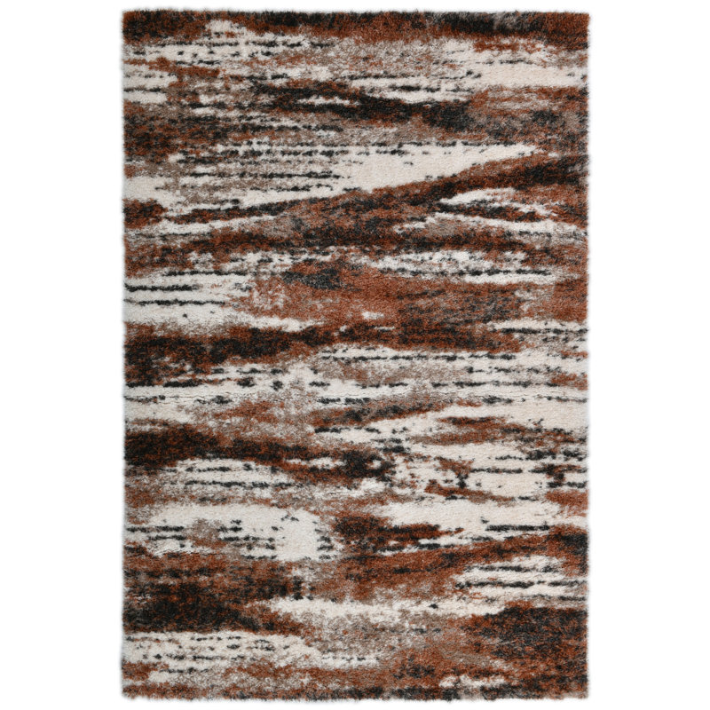 Tapis à poils longs Hardouin, 5 pi 3 po x 7 pi 6 po