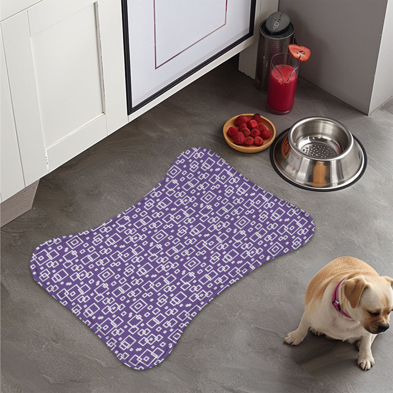 Vivid Arc - 1 Piece Bone Shape Feeding Mat