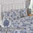 Dorset Navy Floral King Sham-1490573096
