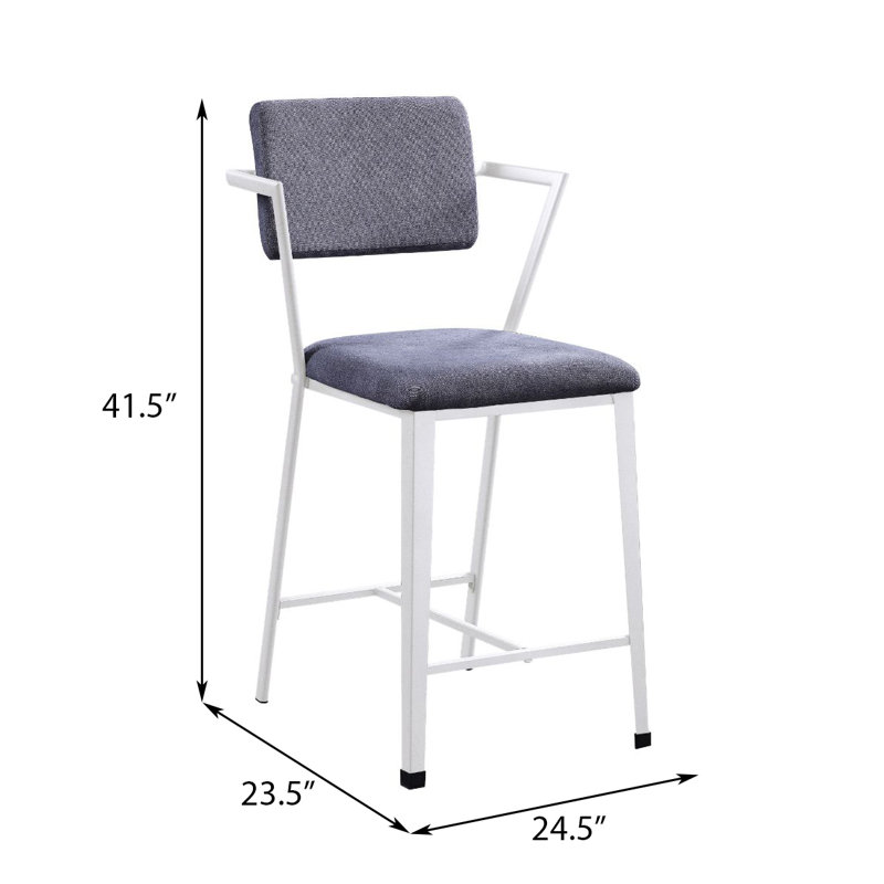 Ensemble de 2 chaises à hauteur de comptoir Katia