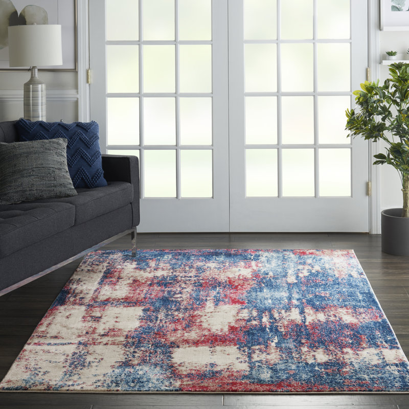 Etchings Abstract Area Rug, Rectangle 122 x 183cm