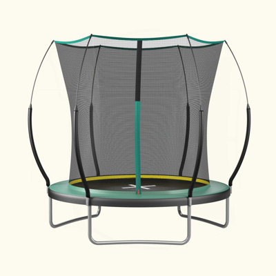 6FT Springfree No Gap Trampoline With Bungee Cords, Silent And Safe For Kids, UV-Resistant Jumping Mat