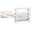 Bed Frame With Headboard Without Mattress White-1379077430
