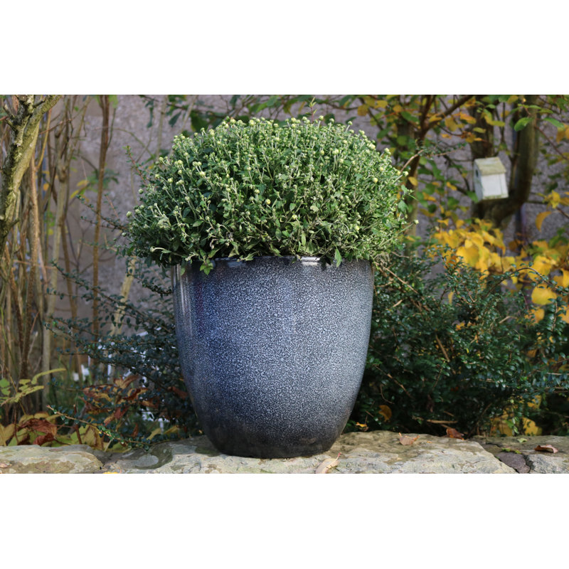 Einar Pot Planter, Ash Grey, 35.56cm H x 38.1cm W x 38.1cm D