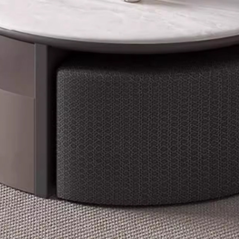 Table basse ronde légère et luxueuse