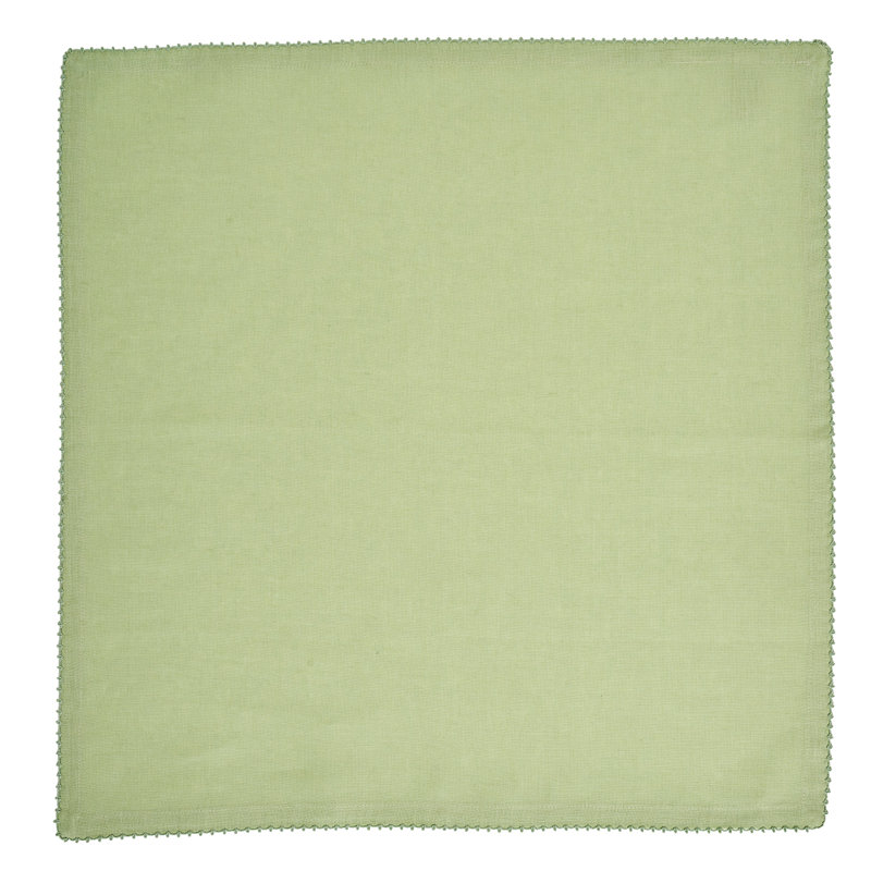 Berry Scallop Napkin, Sage Green
