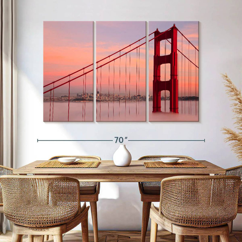 Lilie Dusky Golden Gate Bridge, H 32 po x l 50 po