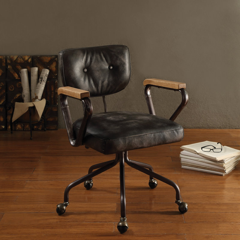 Chaise de bureau Hallie pour bureau personnel