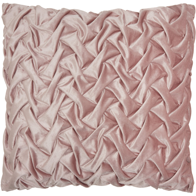  Housse de coussin carré et insert, Rosé