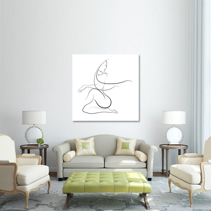Femine Grace Print, Metal, 55" H x 55" W
