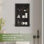 Armoire de niche de douche encastrée en bois l 17,5 po x P 4 po x H 26,4 po-1570926996
