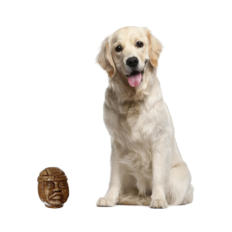 Buste fait à la main Olmec Head Mexico