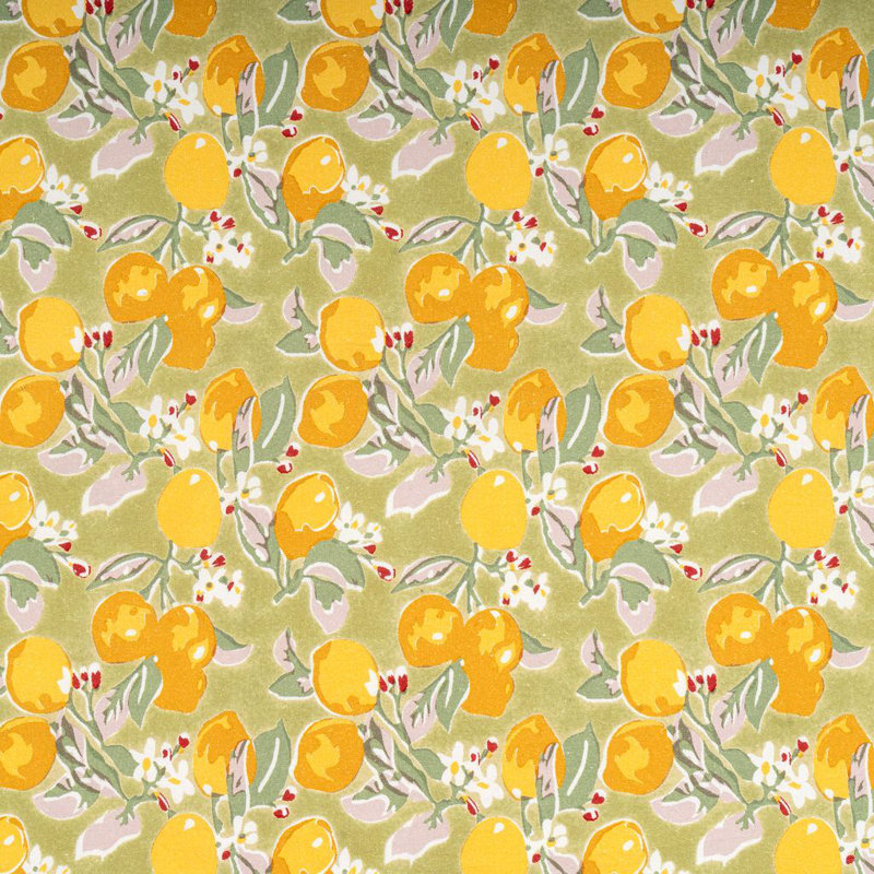 Aazad Tablecloth, 90" Square, Vert/Yellow
