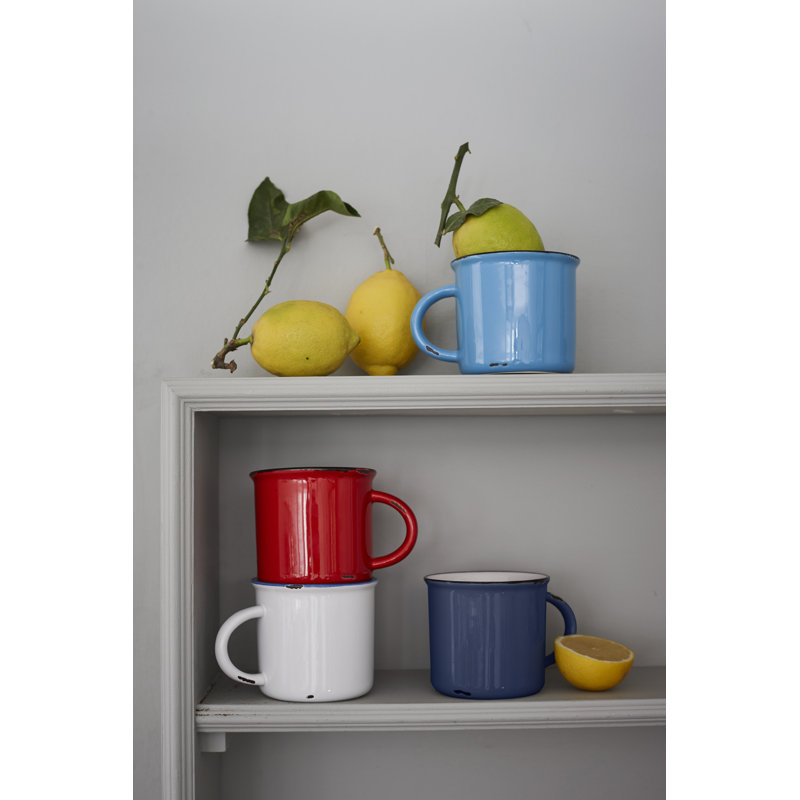 Tinware Stoneware Espresso Cup, White